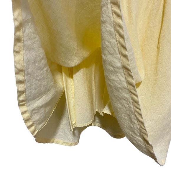 THE CHILDREN’S PLACE Dress Linen Yellow Size 10 Sleeveless Sundress Lined - Picture 8 of 14